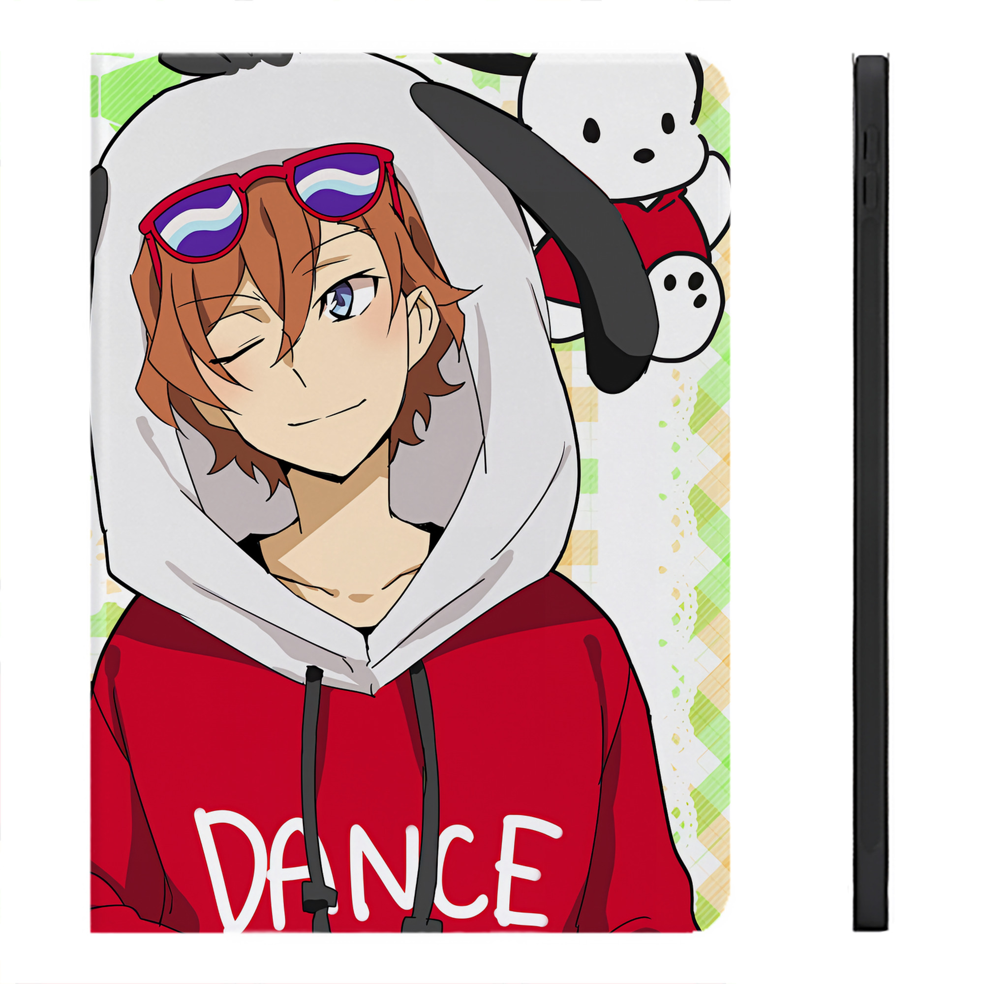 （画像用） 文豪ストレイドッグス Bungo Stray Dogs IPadケース ペンホルダー付き ブックスタイルデザイン